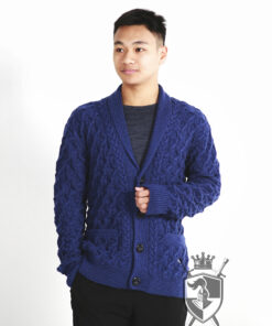 hand-knitted wool cardigan